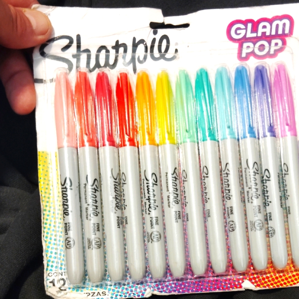 Sharpie GLAM POP Permanent Markers (12ct)